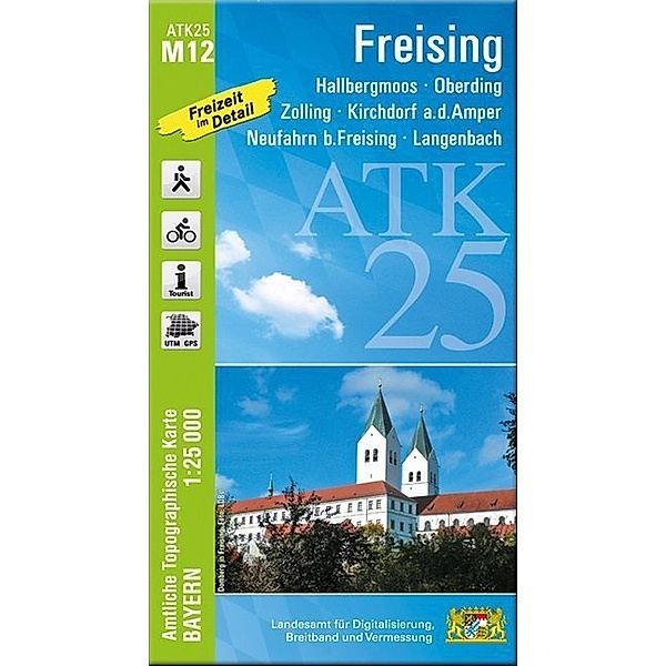 ATK25-M12 Freising (Amtliche Topographische Karte 1:25000)