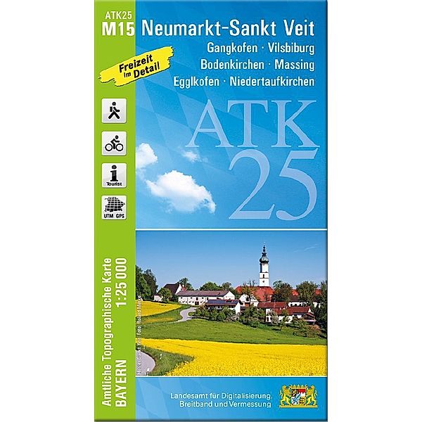 ATK25-M15 Neumarkt-Sankt Veit (Amtliche Topographische Karte 1:25000)