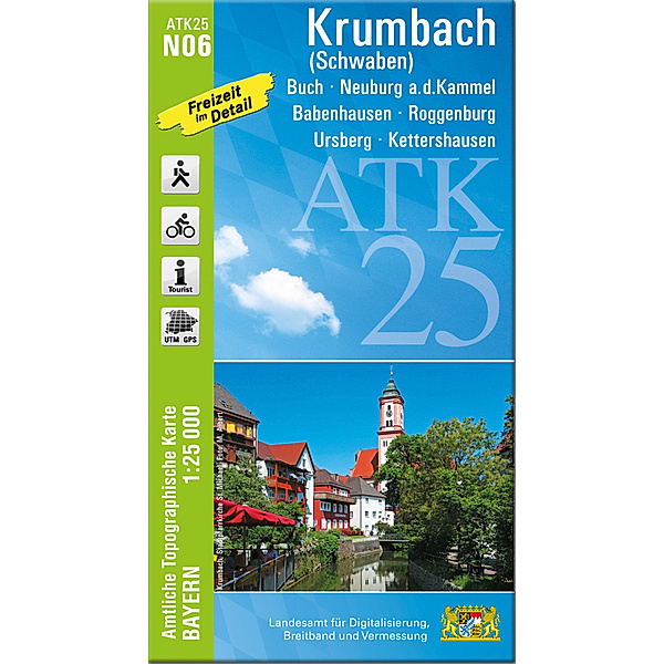 ATK25-N06 Krumbach (Schwaben) (Amtliche Topographische Karte 1:25000)