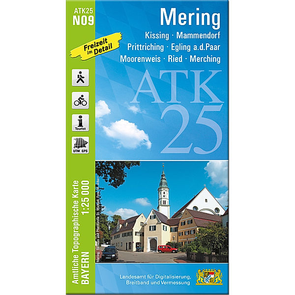 ATK25-N09 Mering (Amtliche Topographische Karte 1:25000)