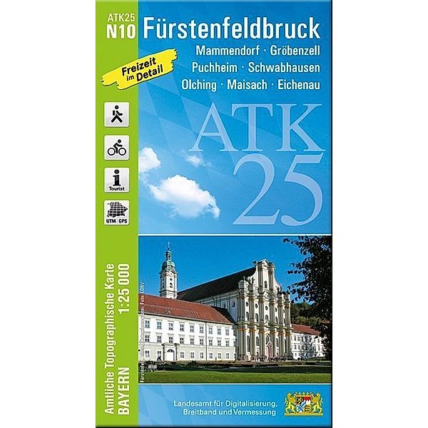 ATK25-N10 Fürstenfeldbruck (Amtliche Topographische Karte 1:25000)