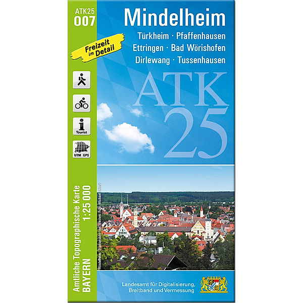 ATK25-O07 Mindelheim (Amtliche Topographische Karte 1:25000)