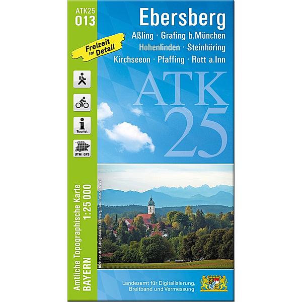 ATK25-O13 Ebersberg (Amtliche Topographische Karte 1:25000)