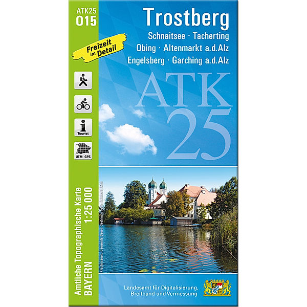 ATK25-O15 Trostberg (Amtliche Topographische Karte 1:25000)