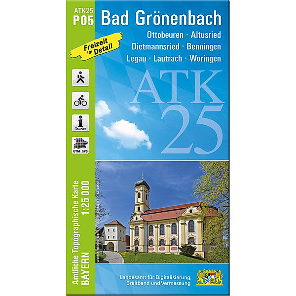 ATK25-P05 Bad Grönenbach (Amtliche Topographische Karte 1:25000)