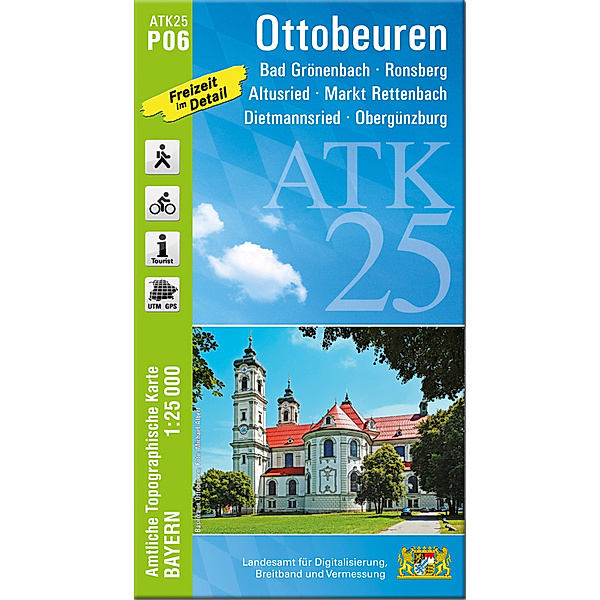 ATK25-P06 Ottobeuren (Amtliche Topographische Karte 1:25000)