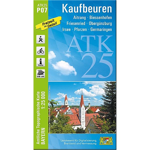 ATK25-P07 Kaufbeuren (Amtliche Topographische Karte 1:25000)