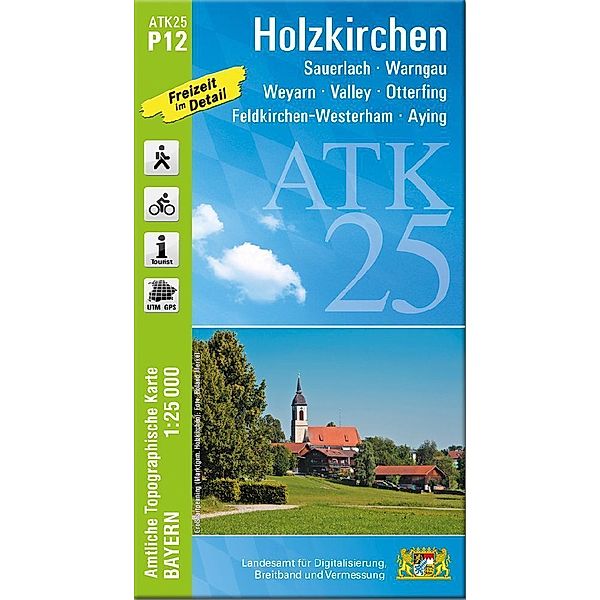ATK25-P12 Holzkirchen (Amtliche Topographische Karte 1:25000)