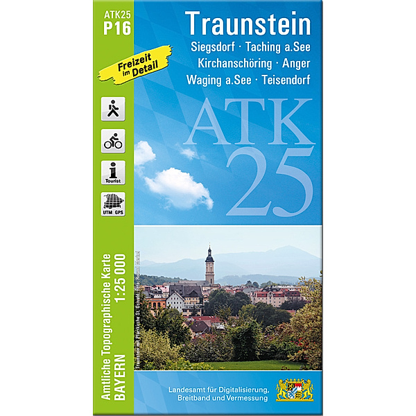 ATK25-P16 Traunstein (Amtliche Topographische Karte 1:25000)