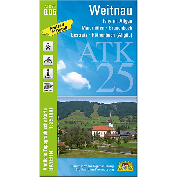 ATK25-Q05 Weitnau (Amtliche Topographische Karte 1:25000)