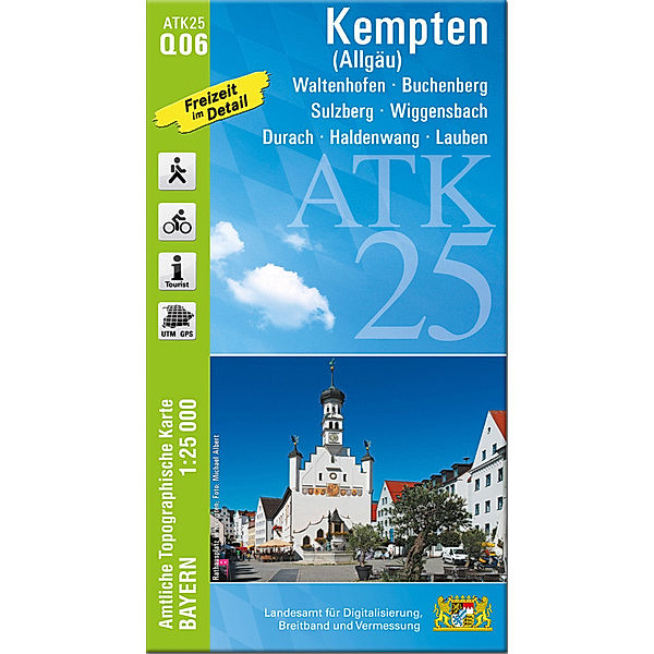 ATK25-Q06 Kempten (Allgäu) (Amtliche Topographische Karte 1:25000)