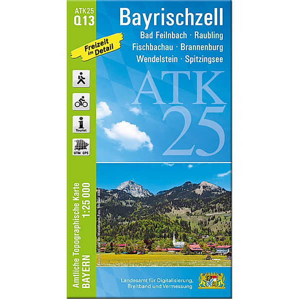 ATK25-Q13 Bayrischzell (Amtliche Topographische Karte 1:25000)