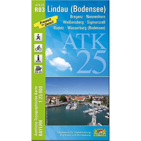 ATK25-R03 Lindau (Bodensee) (Amtliche Topographische Karte 1:25000)