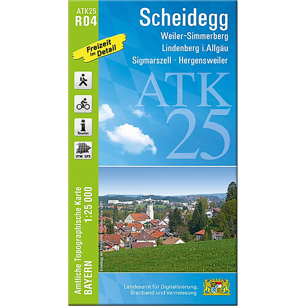 ATK25-R04 Scheidegg (Amtliche Topographische Karte 1:25000)