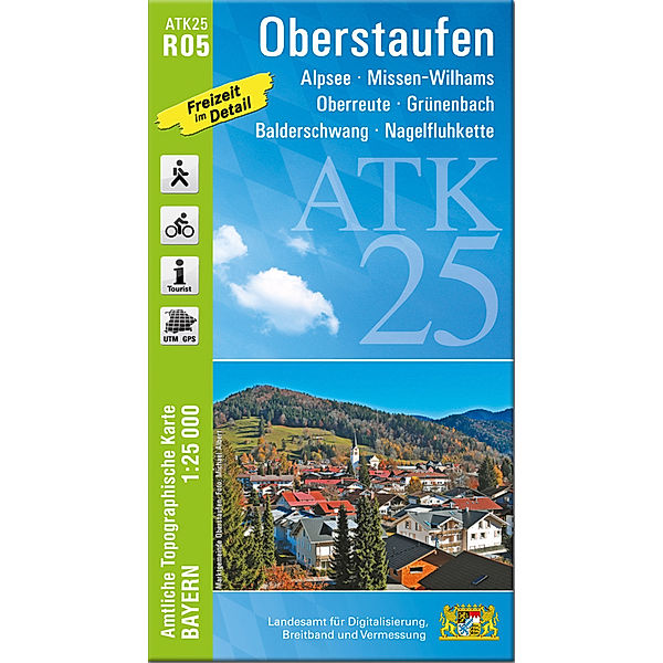 ATK25-R05 Oberstaufen (Amtliche Topographische Karte 1:25000)