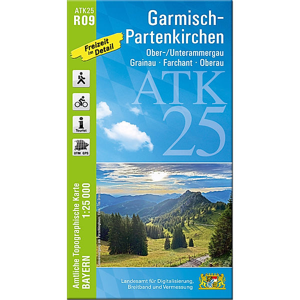 ATK25-R09 Garmisch-Partenkirchen (Amtliche Topographische Karte 1:25000)