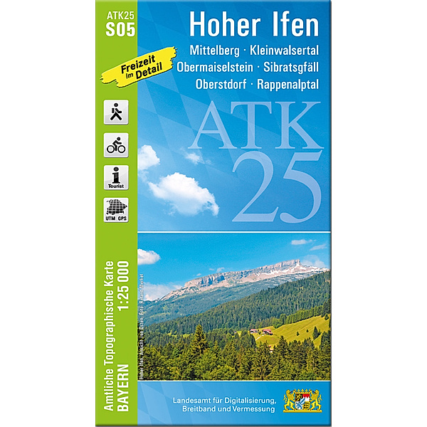 ATK25-S05 Hoher Ifen (Amtliche Topographische Karte 1:25000)