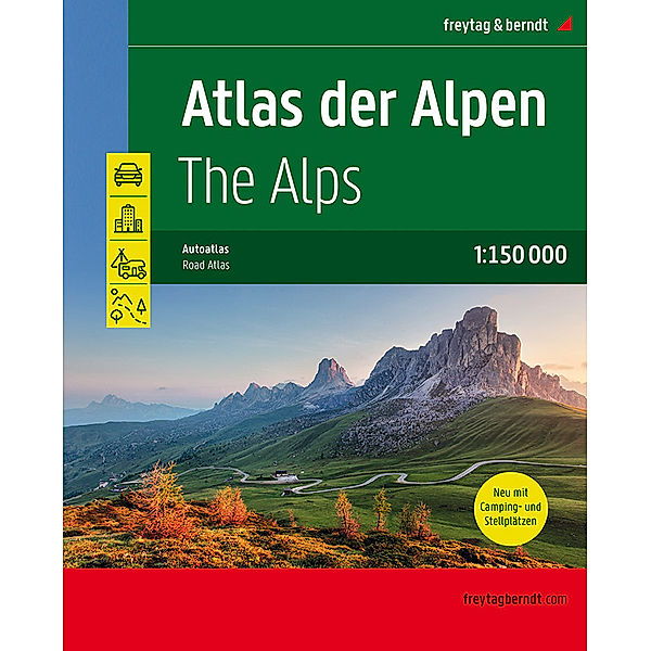 Atlas der Alpen, Autoatlas 1:150.000