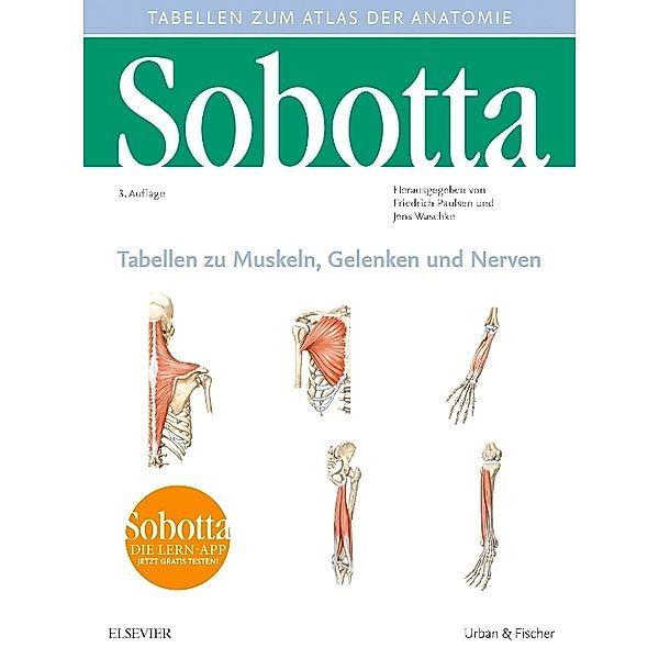 Atlas der Anatomie des Menschen / Tabellen zu Muskeln, Gelenken und Nerven, Johannes Sobotta