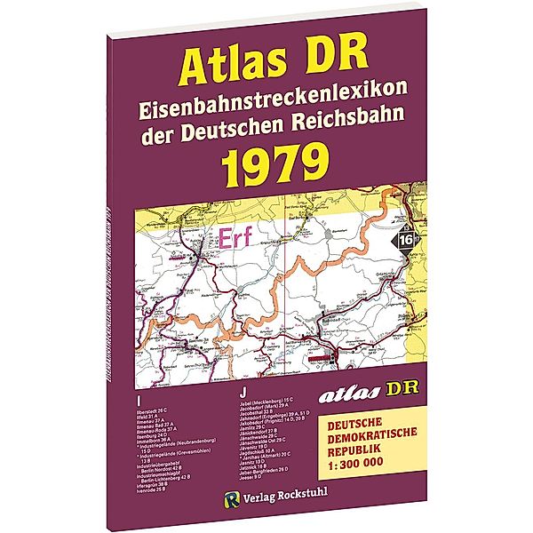 ATLAS DR 1979 - Eisenbahnstreckenlexikon der Deutschen Reichsbahn