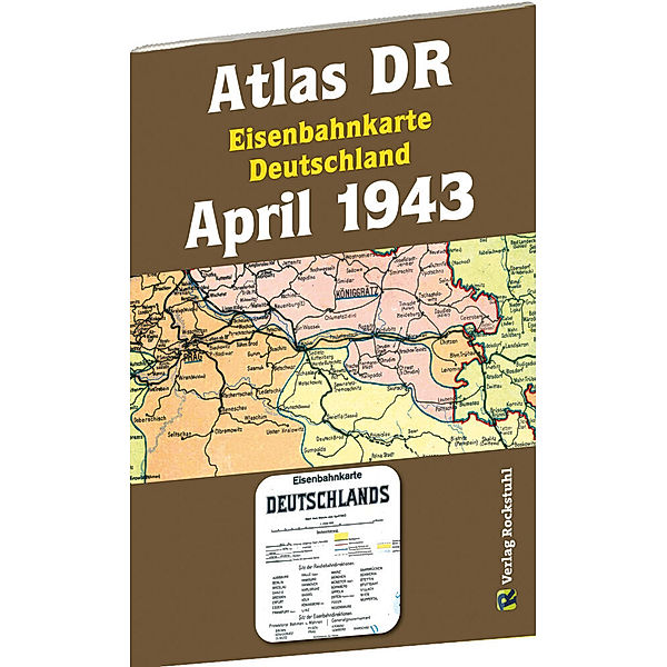 ATLAS DR April 1943 - Eisenbahnkarte Deutschland