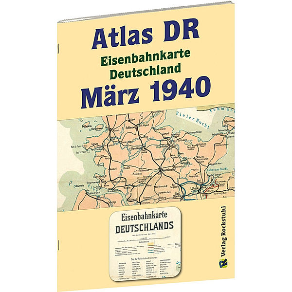 ATLAS DR März 1940 - Eisenbahnkarte Deutschland