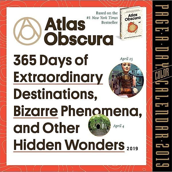 Atlas Obscura Page-A-Day Calendar 2019