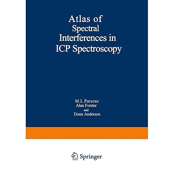Atlas of Spectral Interferences in ICP Spectroscopy, Malcolm Parsons