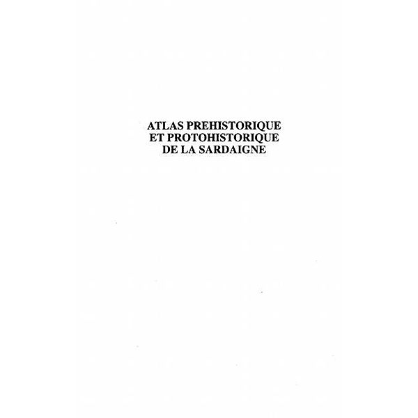 Atlas prehistorique et protohistorique de la Sardaigne / Hors-collection, Jeannine Leon Leurquin