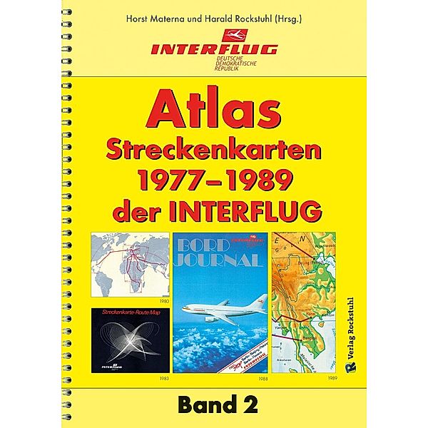 ATLAS Streckenkarten der INTERFLUG 1977-1989