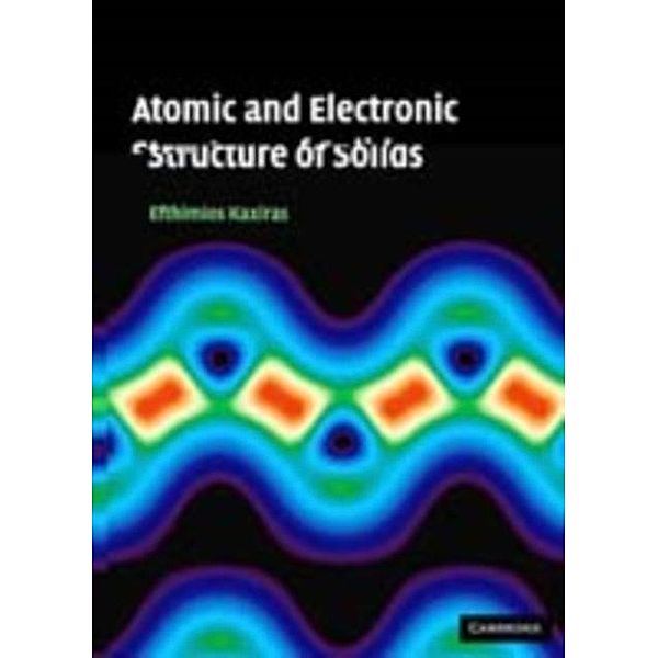 Atomic and Electronic Structure of Solids, Efthimios Kaxiras