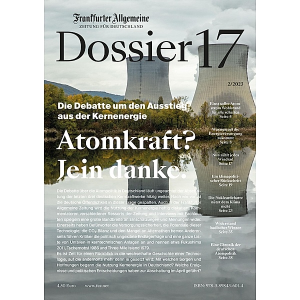 Atomkraft? Jein danke. / Frankfurter Allgemeine Dossier Bd.17, Frankfurter Allgemeine Archiv Rights Management