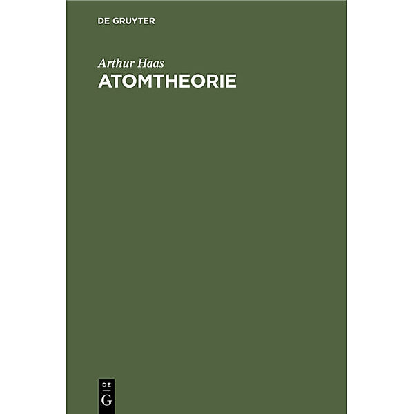 Atomtheorie, Arthur Haas