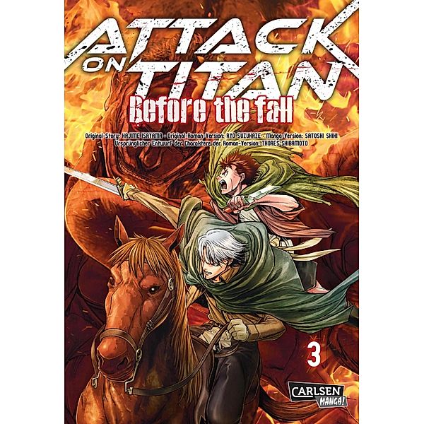 Attack on Titan - Before the Fall 3 / Attack on Titan - Before the Fall Bd.3, Hajime Isayama, Ryo Suzukaze