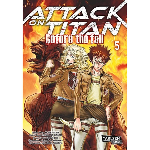 Attack on Titan - Before the Fall 5 / Attack on Titan - Before the Fall Bd.5, Hajime Isayama, Ryo Suzukaze