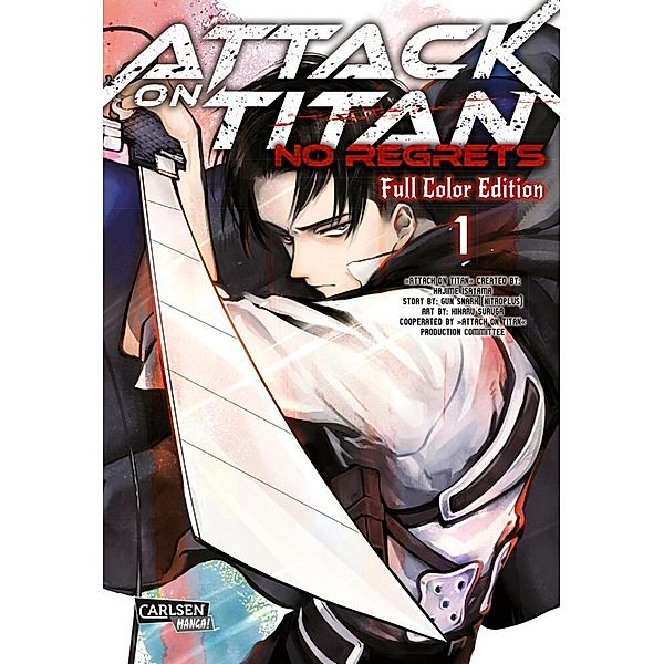 Attack On Titan - No Regrets Full Colour Edition 1.Bd.1, Hajime Isayama, Gun Snark
