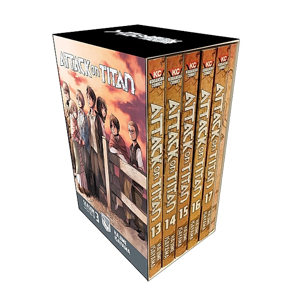 Attack on Titan Season 3 Part 1 Manga Box Set, Hajime Isayama