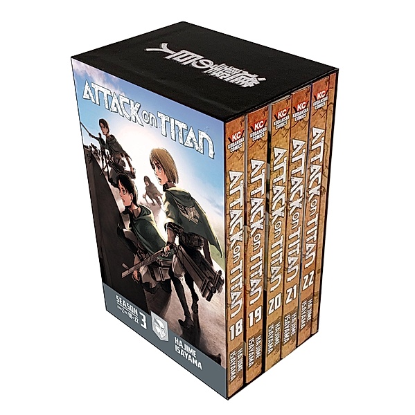 Attack on Titan Season 3 Part 2 Manga Box Set, Hajime Isayama