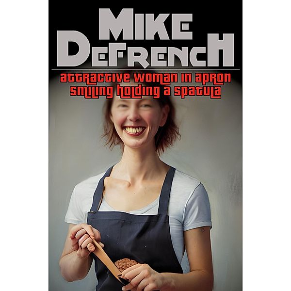 attractive woman in apron smiling holding a spatula (Short Stories, #2) / Short Stories, Mike Defrench