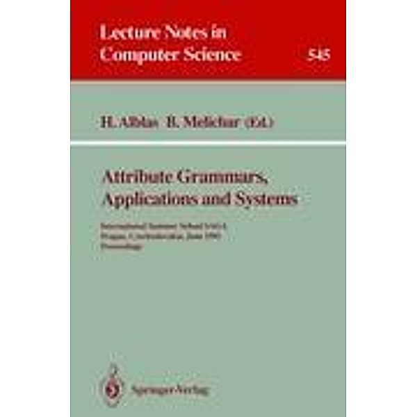 Attribute Grammars, Applications and Systems