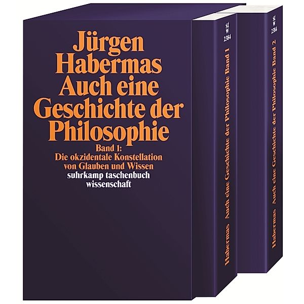Auch eine Geschichte der Philosophie, 2 Teile, Jürgen Habermas