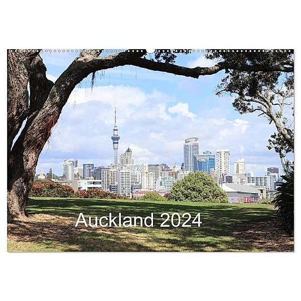 Auckland 2024 (Wandkalender 2024 DIN A2 quer), CALVENDO Monatskalender, NZ.Photos