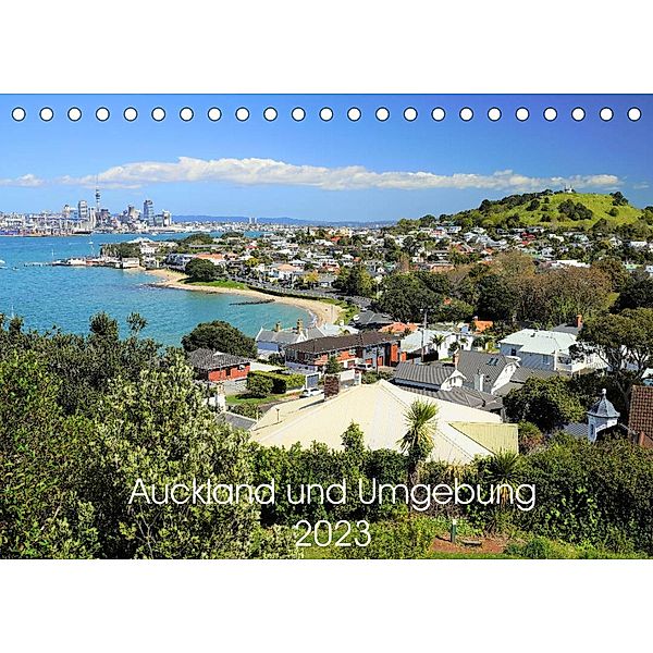 Auckland und Umgebung 2023 (Tischkalender 2023 DIN A5 quer), NZ DOT Photos Ltd.
