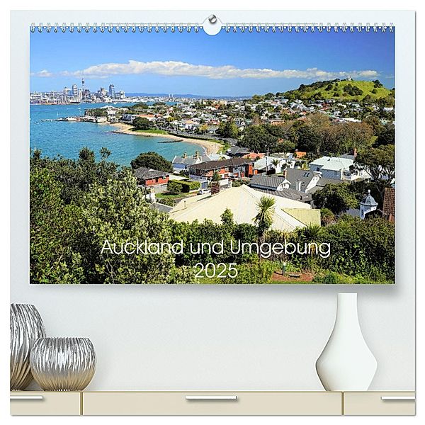 Auckland und Umgebung 2025 (hochwertiger Premium Wandkalender 2025 DIN A2 quer), Kunstdruck in Hochglanz, Calvendo, NZ DOT Photos Ltd.