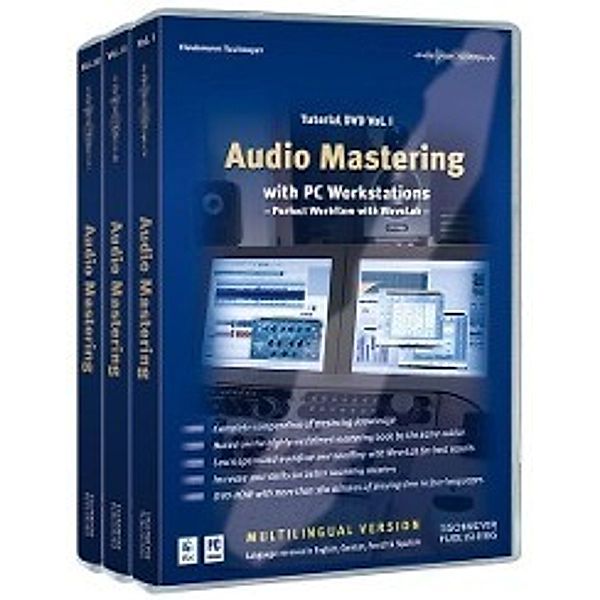 Audio Mastering with PC Workstations, 3 DVD-ROMs, mehrsprachige Version, Friedemann Tischmeyer