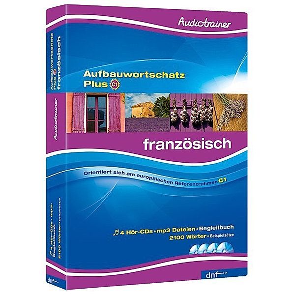 Audiotrainer Aufbauwortschatz Plus Französisch, m. 4 Audio-CD, m. 1 Buch,1 Audio-CD, dnf-Verlag GmbH