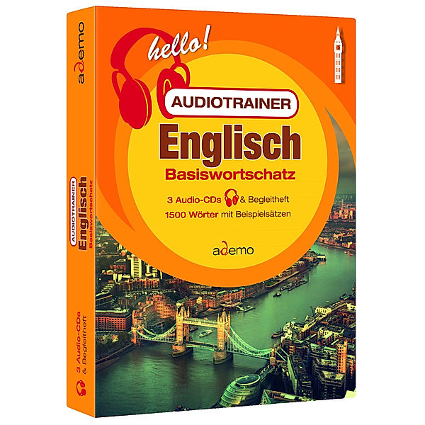 Audiotrainer Basiswortschatz Englisch,3 Audio-CD, ademo GmbH