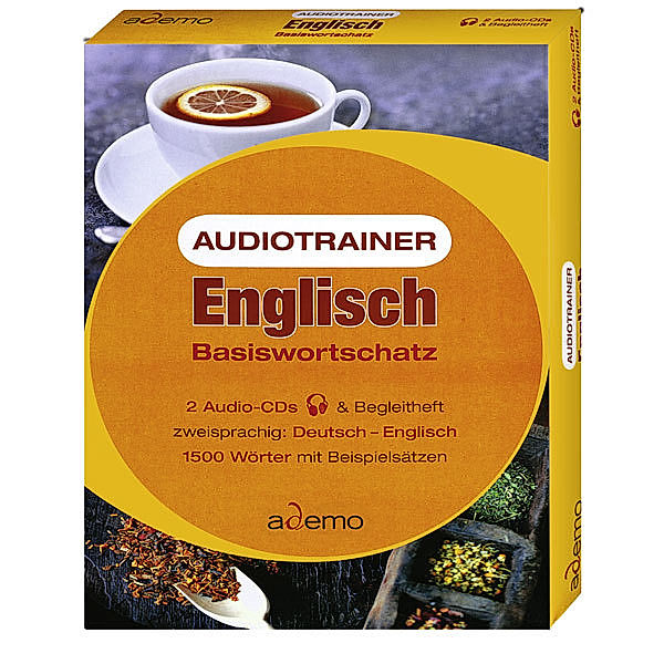 Audiotrainer Basiswortschatz Englisch, m. 2 Audio-CD, m. 1 Buch, 1 Audio-CD, ademo GmbH