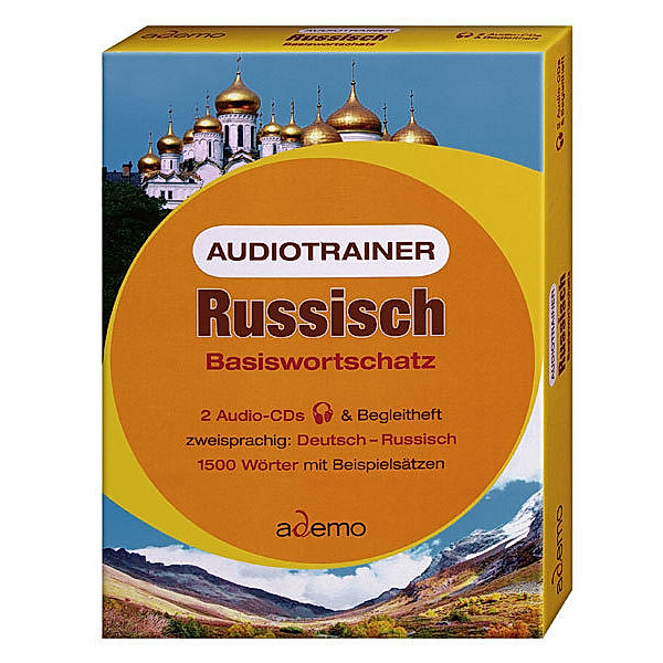 Audiotrainer Basiswortschatz Russisch, m. 2 Audio-CD, m. 1 Buch,1 Audio-CD, ademo GmbH