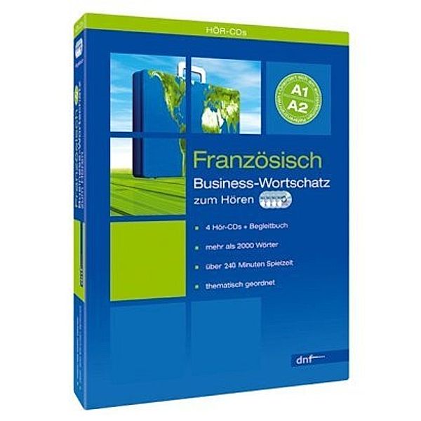 Audiotrainer Business-Wortschatz Französisch, m. 4 Audio-CD, m. 1 Buch,1 Audio-CD, dnf-Verlag GmbH